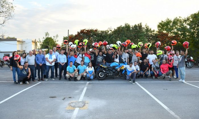 Florencio Varela – Capacitación en conducción responsable para trabajadores en moto